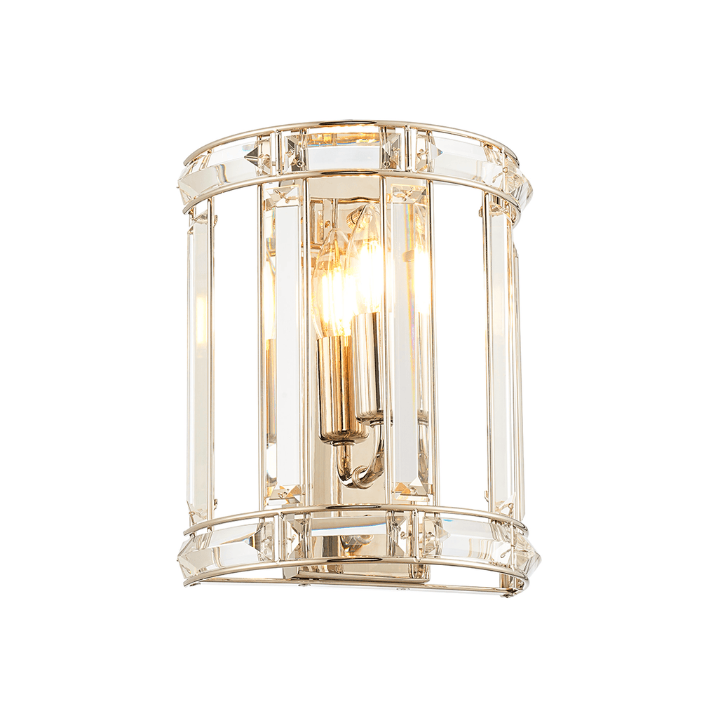 Luminosity Designs - Elsa Crystal Curved Wall Light - Luminosity Designs Ltd