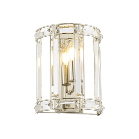 Luminosity Designs - Elsa Crystal Curved Wall Light - Luminosity Designs Ltd