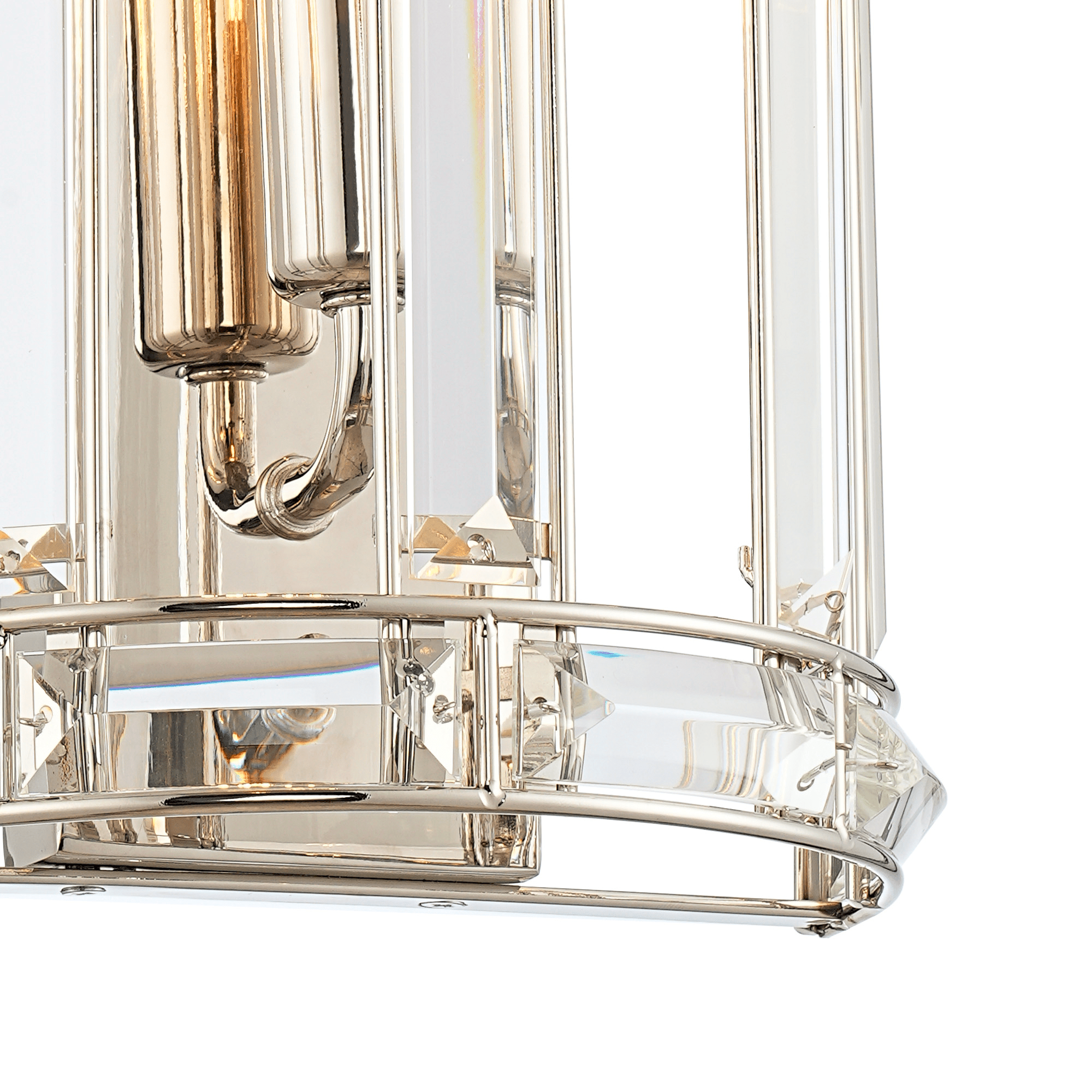 Luminosity Designs - Elsa Crystal Curved Wall Light - Luminosity Designs Ltd