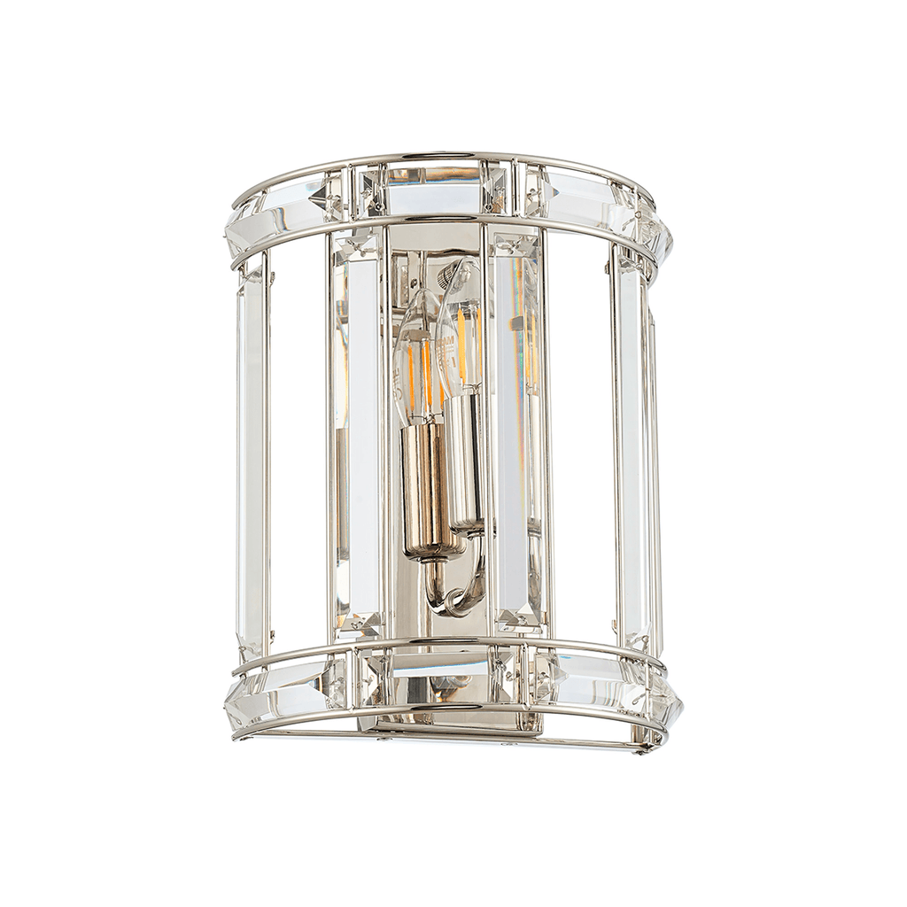 Luminosity Designs - Elsa Crystal Curved Wall Light - Luminosity Designs Ltd