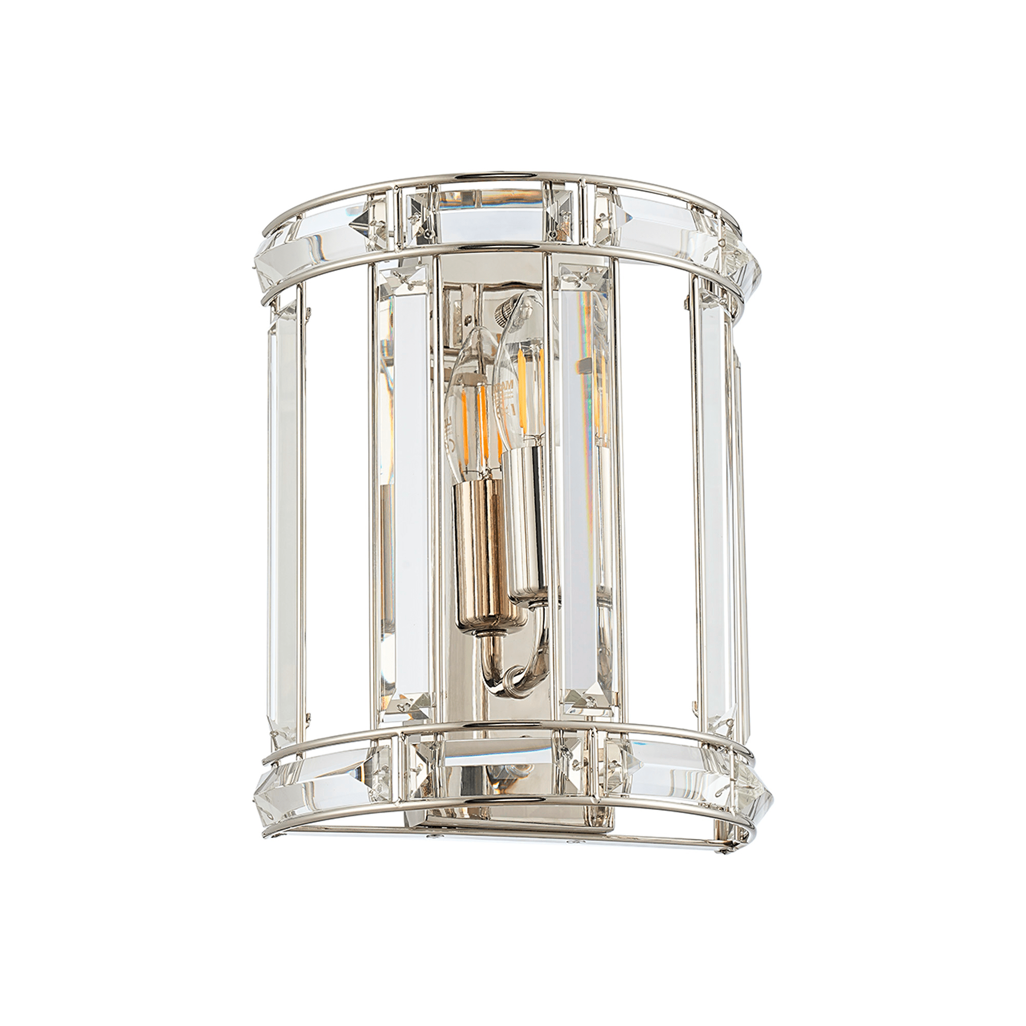 Luminosity Designs - Elsa Crystal Curved Wall Light - Luminosity Designs Ltd