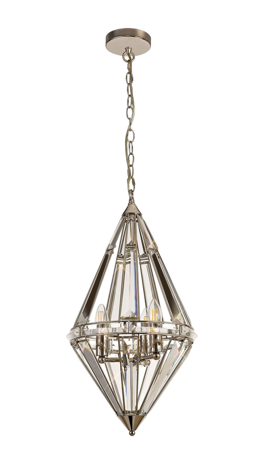Luminosity Designs - Elsa Crystal Diamond Lantern - Luminosity Designs Ltd