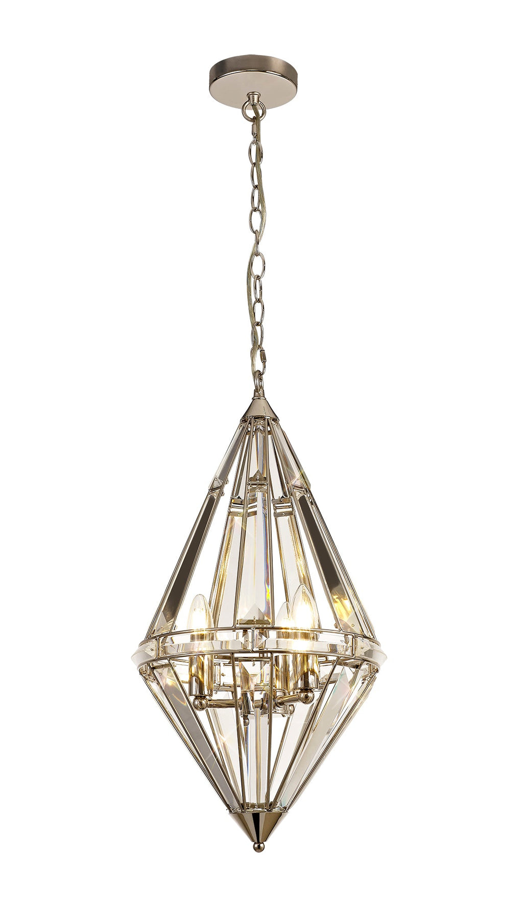 Luminosity Designs - Elsa Crystal Diamond Lantern - Luminosity Designs Ltd