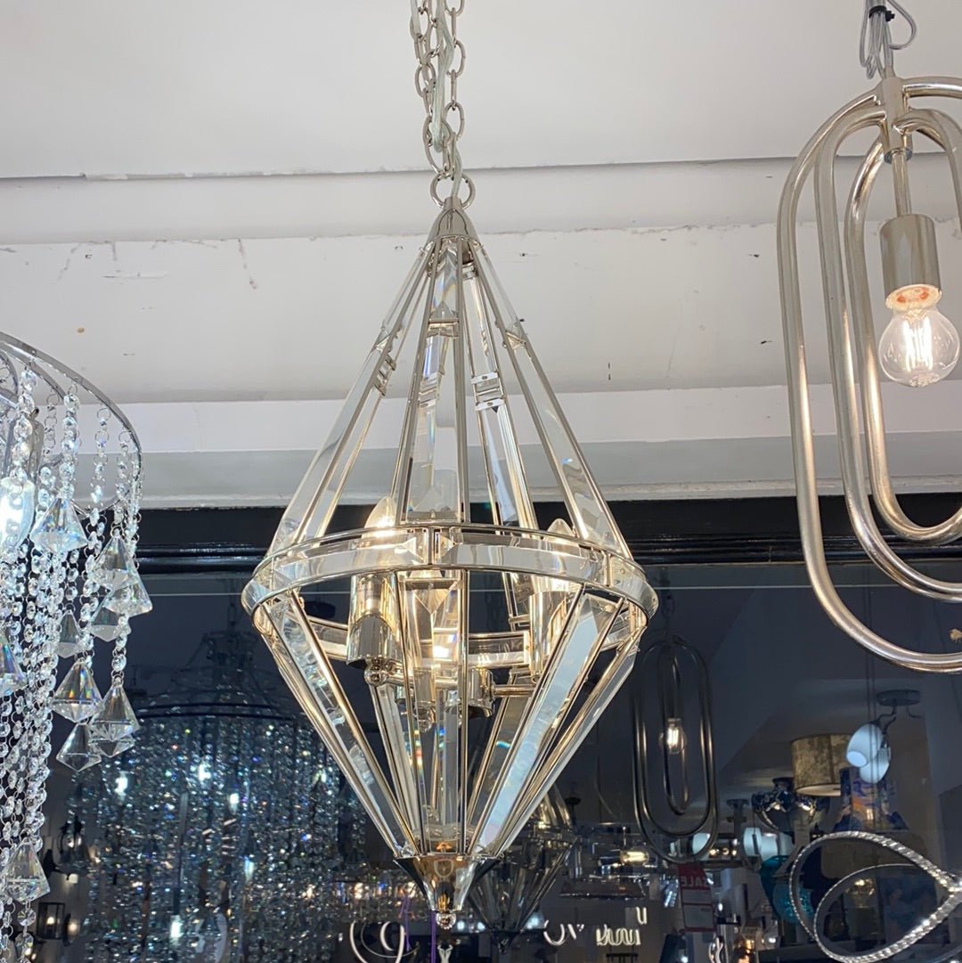 Luminosity Designs - Elsa Crystal Diamond Lantern - Luminosity Designs Ltd