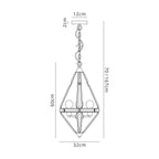 Luminosity Designs - Elsa Crystal Diamond Lantern - Luminosity Designs Ltd