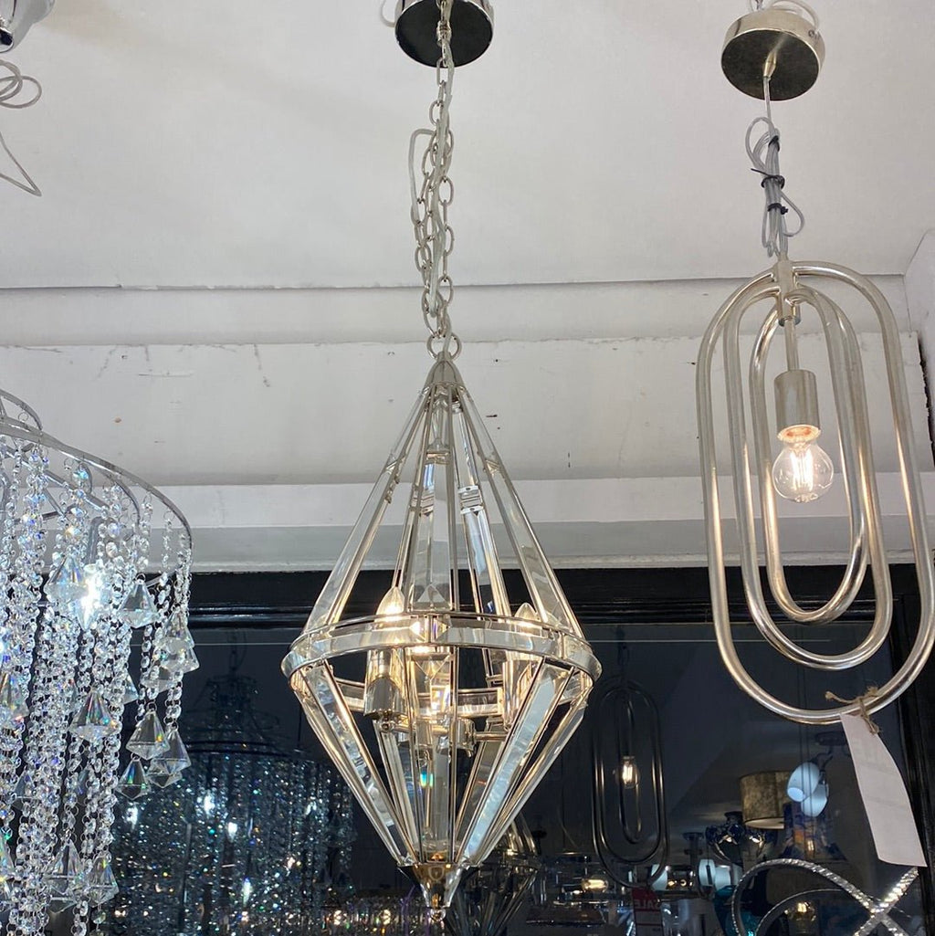 Luminosity Designs - Elsa Crystal Diamond Lantern - Luminosity Designs Ltd