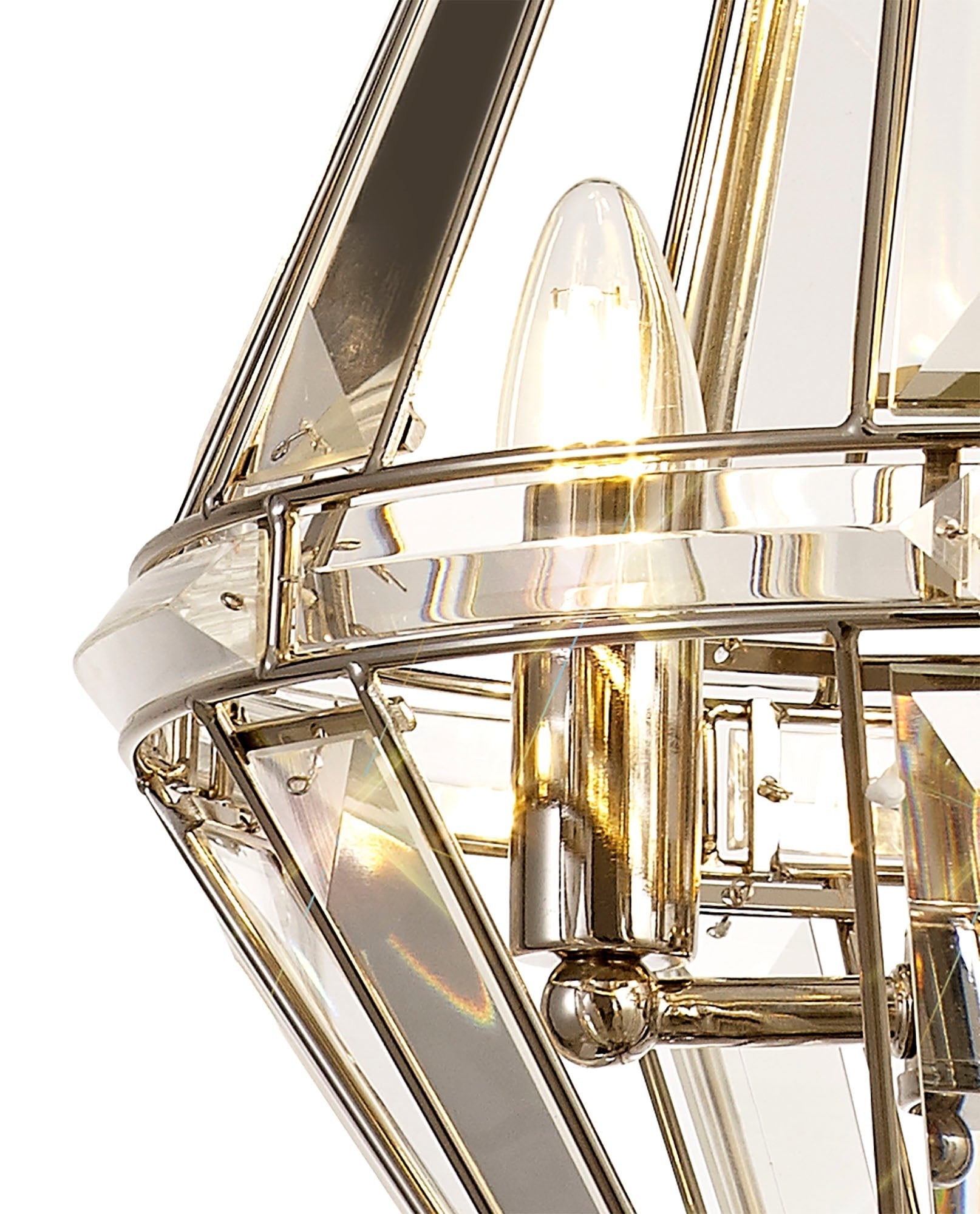 Luminosity Designs - Elsa Crystal Diamond Lantern - Luminosity Designs Ltd