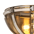 Luminosity Designs - Elsa Crystal Half Round Wall Light - Luminosity Designs Ltd