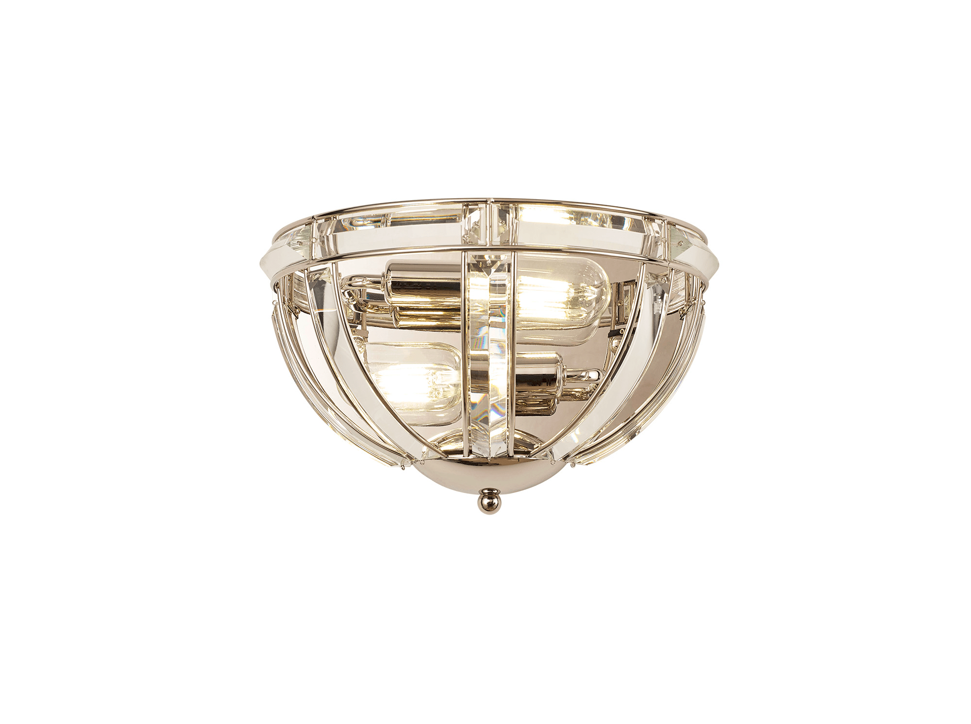 Luminosity Designs - Elsa Crystal Half Round Wall Light - Luminosity Designs Ltd