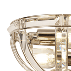 Luminosity Designs - Elsa Crystal Half Round Wall Light - Luminosity Designs Ltd