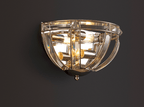 Luminosity Designs - Elsa Crystal Half Round Wall Light - Luminosity Designs Ltd