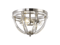 Luminosity Designs - Elsa Crystal Large Flush Lantern - Luminosity Designs Ltd