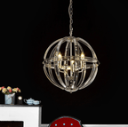 Luminosity Designs - Elsa Crystal Large Globe Lantern - Luminosity Designs Ltd