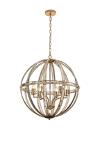 Luminosity Designs - Elsa Crystal Large Globe Lantern - Luminosity Designs Ltd