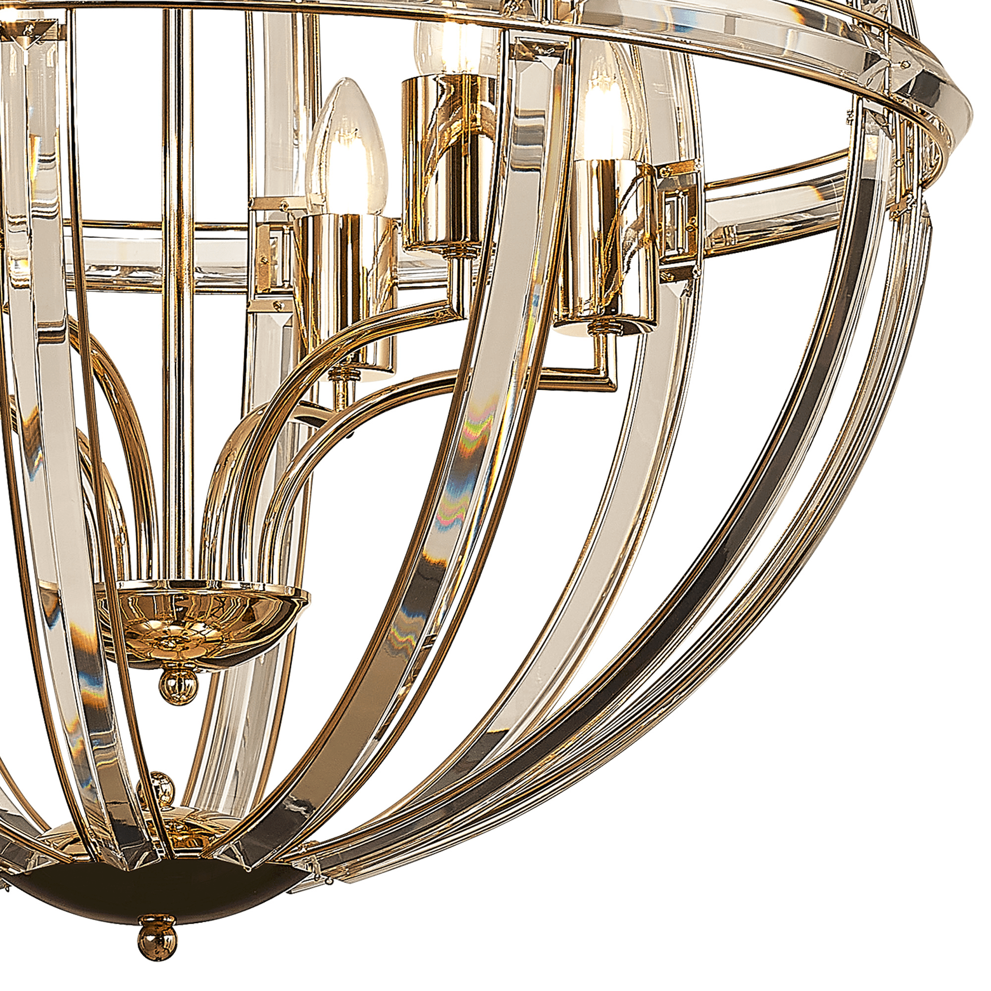 Luminosity Designs - Elsa Crystal Large Globe Lantern - Luminosity Designs Ltd