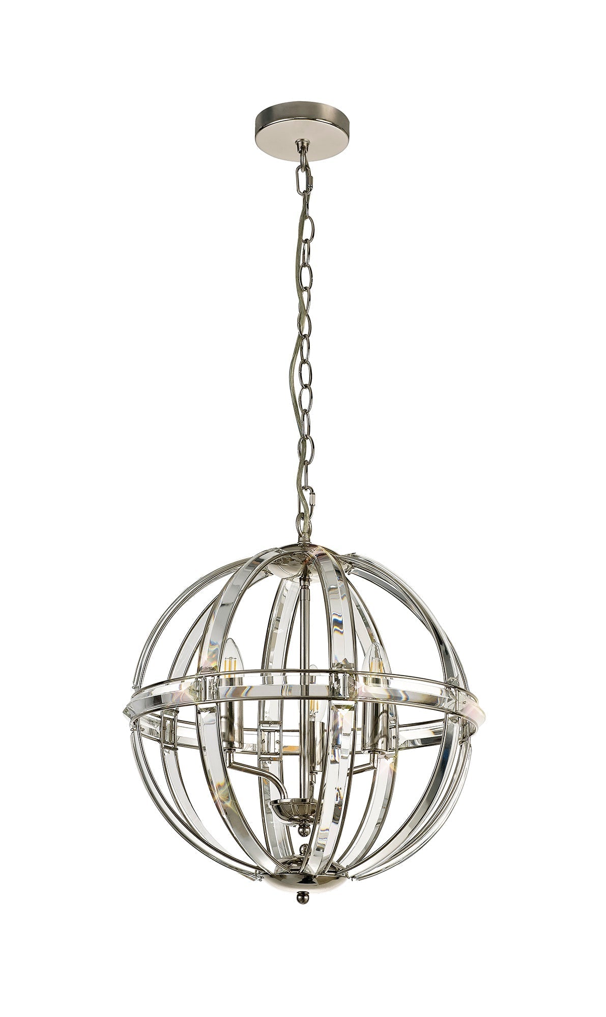 Luminosity Designs - Elsa Crystal Medium Globe Lantern - Luminosity Designs Ltd
