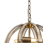 Luminosity Designs - Elsa Crystal Medium Half Lantern - Luminosity Designs Ltd