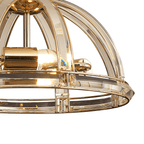 Luminosity Designs - Elsa Crystal Medium Half Lantern - Luminosity Designs Ltd