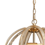 Luminosity Designs - Elsa Crystal Medium Half Lantern - Luminosity Designs Ltd