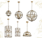 Luminosity Designs - Elsa Crystal Medium Half Lantern - Luminosity Designs Ltd