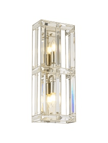 Luminosity Designs - Elsa Crystal Rectangle Wall Light - Luminosity Designs Ltd
