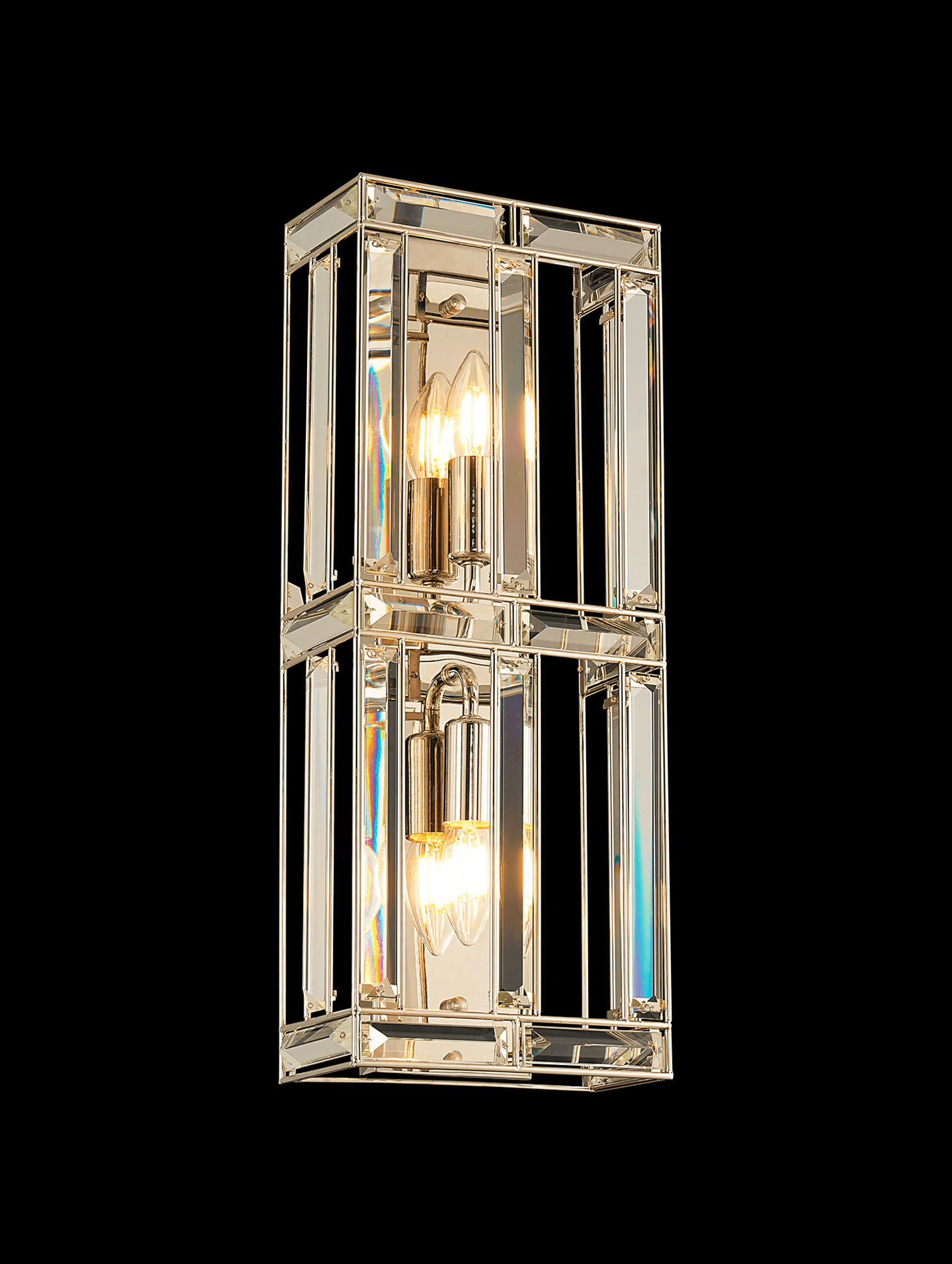 Luminosity Designs - Elsa Crystal Rectangle Wall Light - Luminosity Designs Ltd
