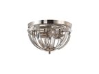 Luminosity Designs - Elsa Crystal Small Flush Lantern - Luminosity Designs Ltd