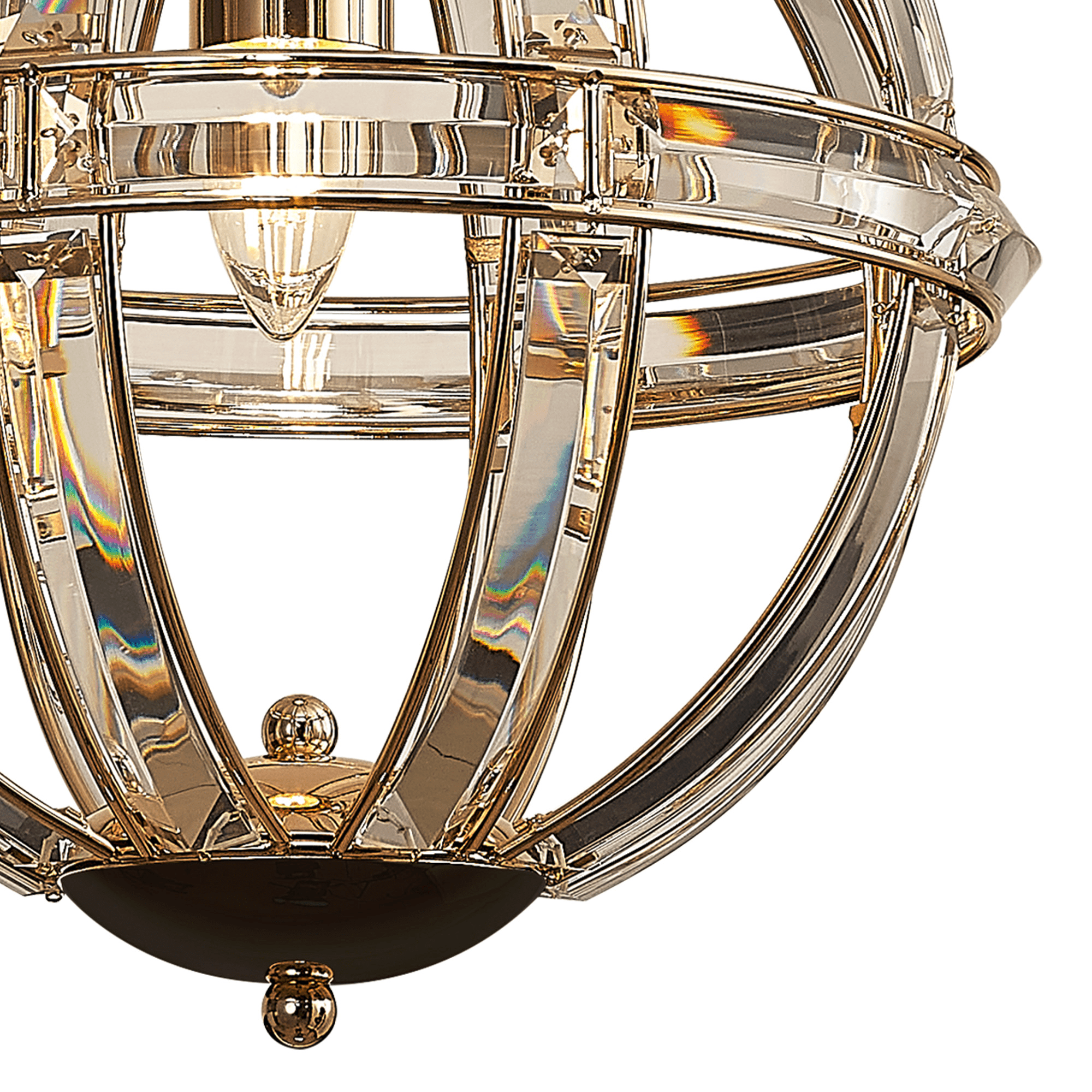 Luminosity Designs - Elsa Crystal Small Globe Lantern - Luminosity Designs Ltd