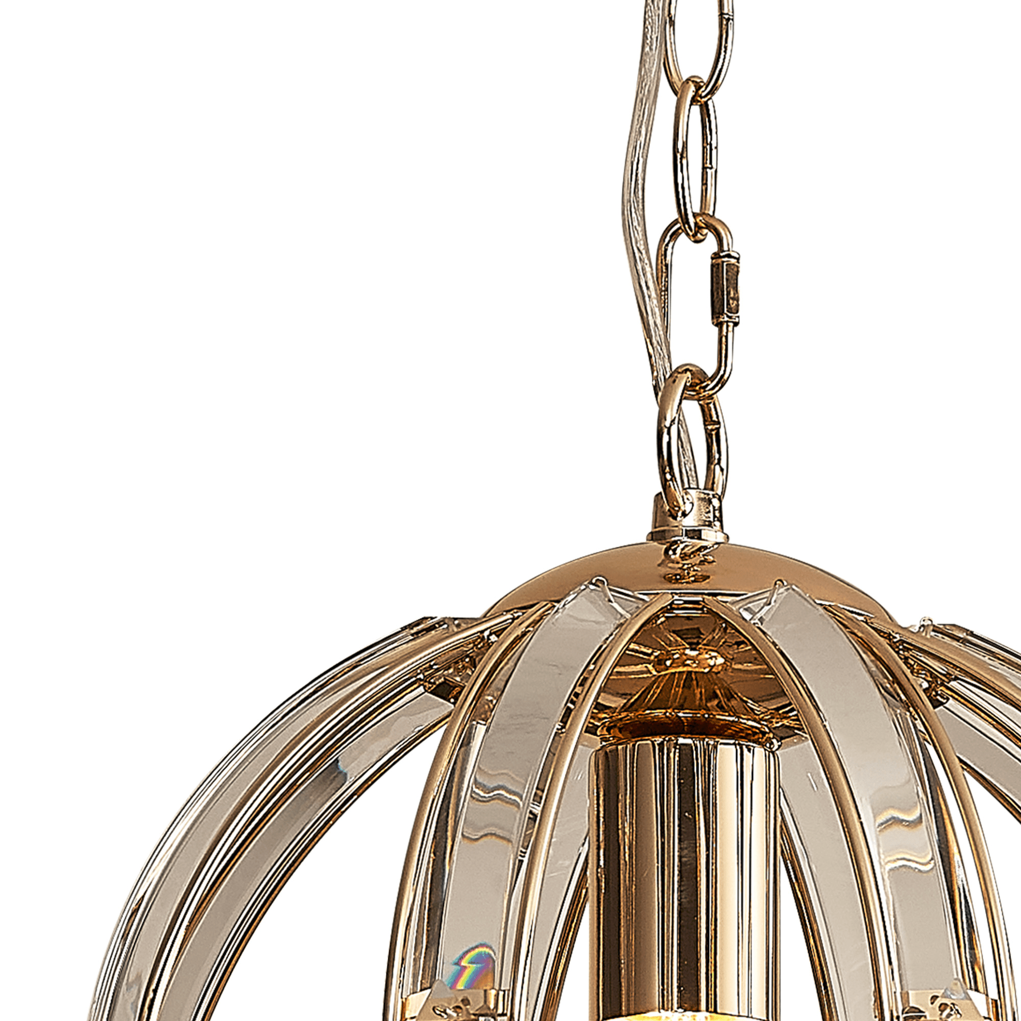 Luminosity Designs - Elsa Crystal Small Globe Lantern - Luminosity Designs Ltd