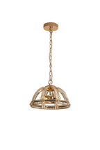 Luminosity Designs - Elsa Crystal Small Half Globe Lantern - Luminosity Designs Ltd