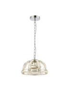 Luminosity Designs - Elsa Crystal Small Half Globe Lantern - Luminosity Designs Ltd