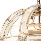 Luminosity Designs - Elsa Crystal Small Half Globe Lantern - Luminosity Designs Ltd