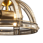 Luminosity Designs - Elsa Crystal Small Half Globe Lantern - Luminosity Designs Ltd