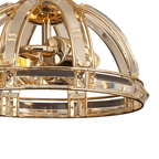 Luminosity Designs - Elsa Crystal Small Half Globe Lantern - Luminosity Designs Ltd