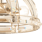 Luminosity Designs - Elsa Crystal Small Half Globe Lantern - Luminosity Designs Ltd