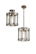 Luminosity Designs - Elsa Crystal Small Lantern - Pendant or Flush - Luminosity Designs Ltd