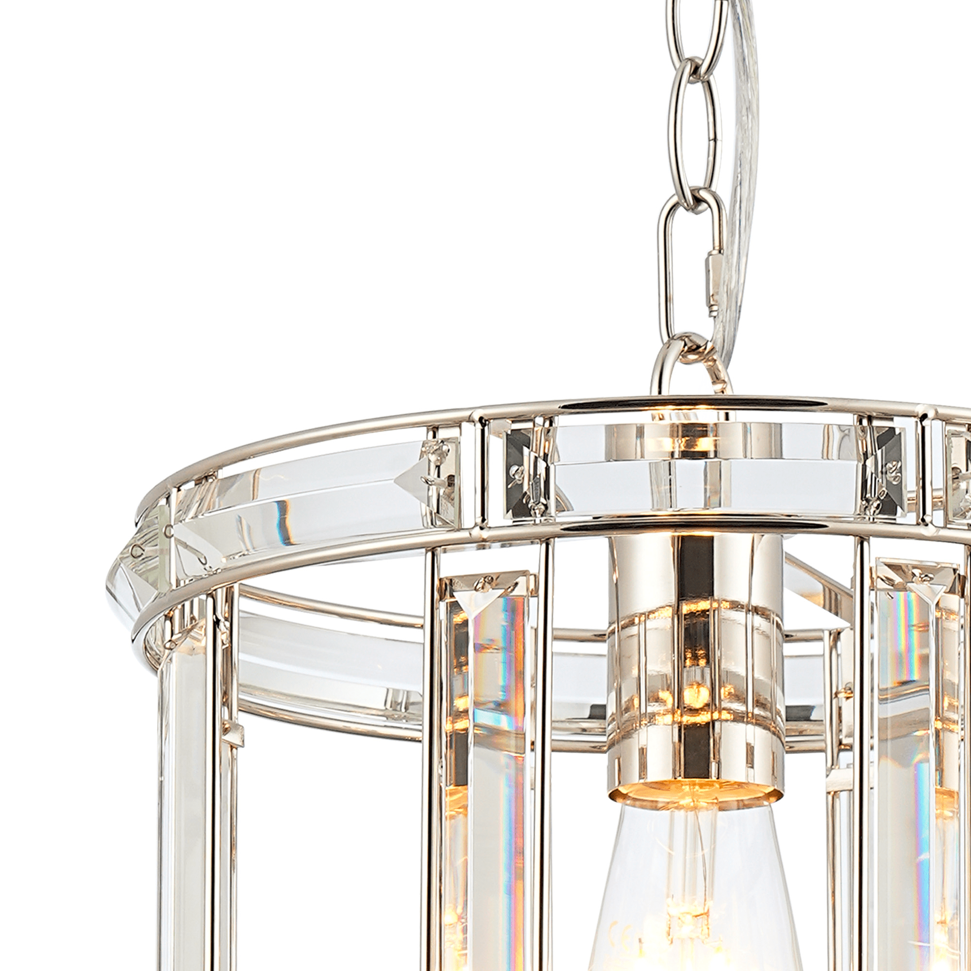 Luminosity Designs - Elsa Crystal Small Lantern - Pendant or Flush - Luminosity Designs Ltd