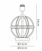 Luminosity Designs - Elsa Crystal Table Lamp - Luminosity Designs Ltd