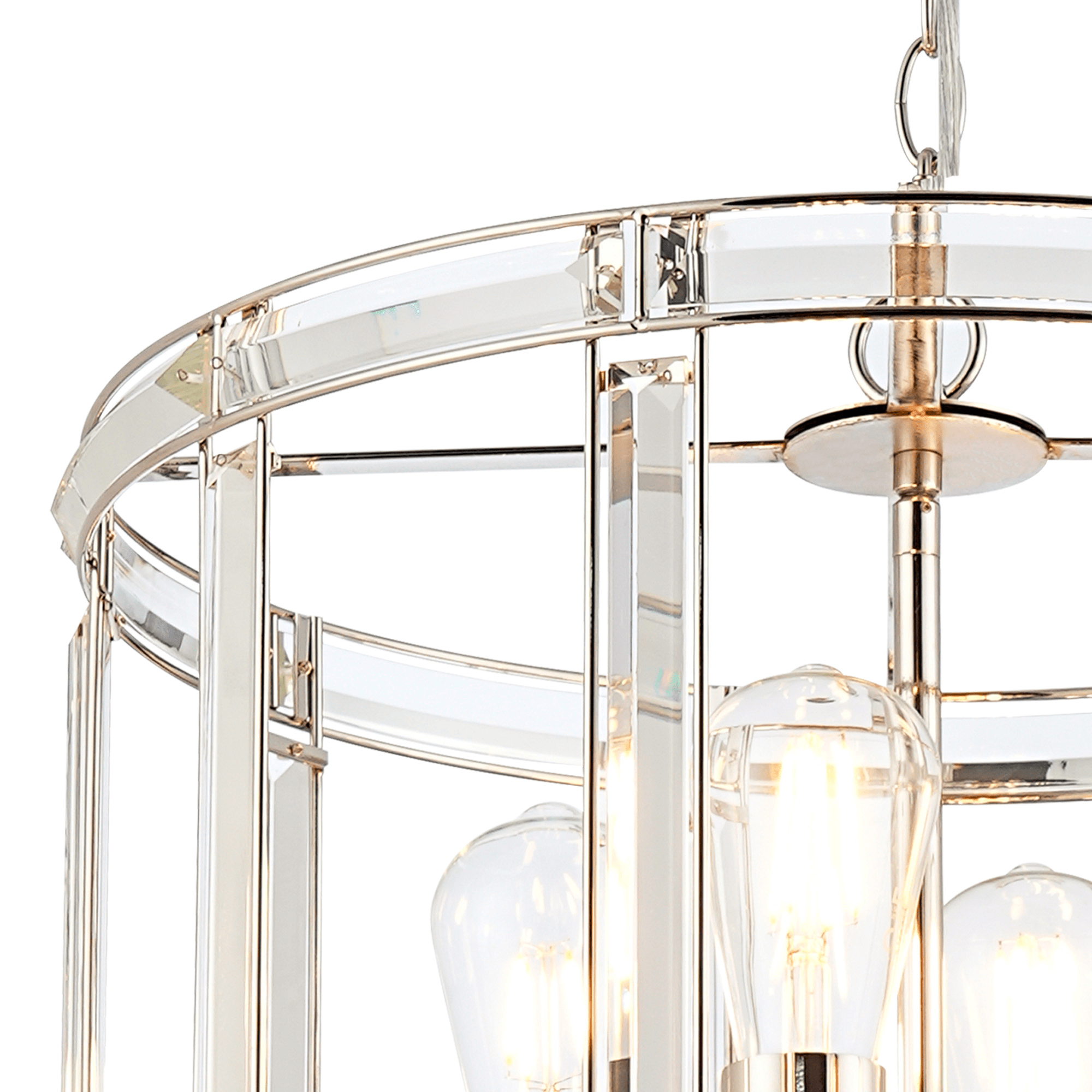 Luminosity Designs - Elsa Medium Crystal Column Lantern - Luminosity Designs Ltd