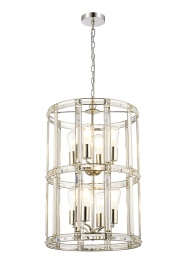 Luminosity Designs - Elsa Medium Crystal Column Lantern - Luminosity Designs Ltd