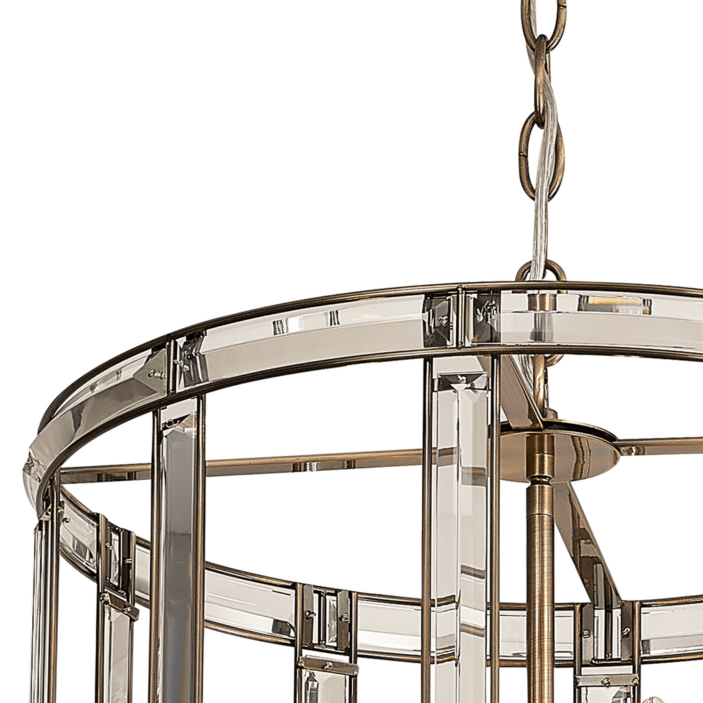 Luminosity Designs - Elsa Medium Crystal Column Lantern - Luminosity Designs Ltd