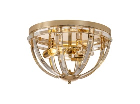 Elsa Crystal Large Flush Lantern