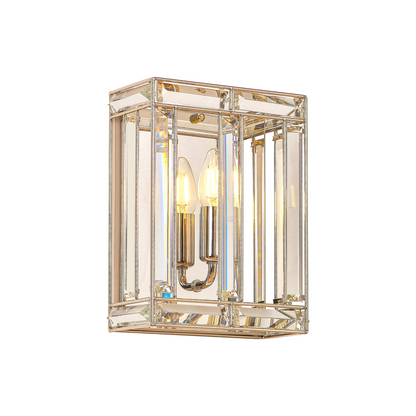 Elsa Crystal Square Wall Light