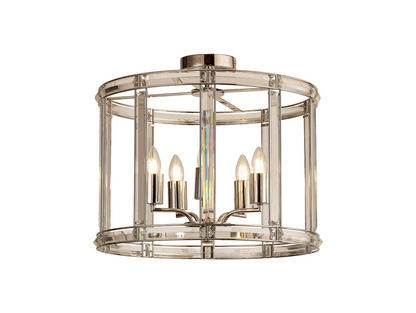 Elsa Crystal Lantern - Pendant or Flush