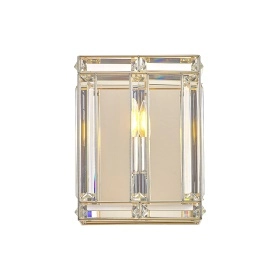 Elsa Crystal Square Wall Light