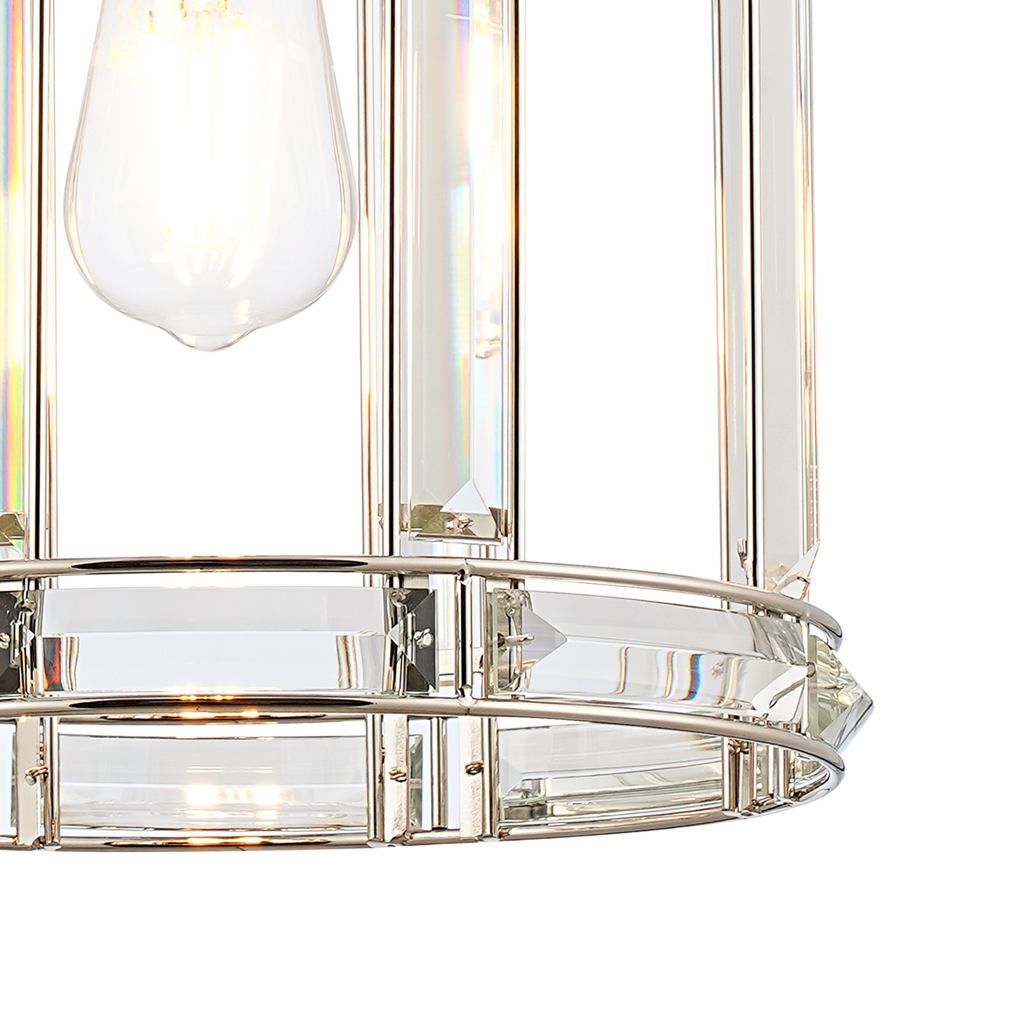 Elsa Crystal Small Lantern - Pendant or Flush