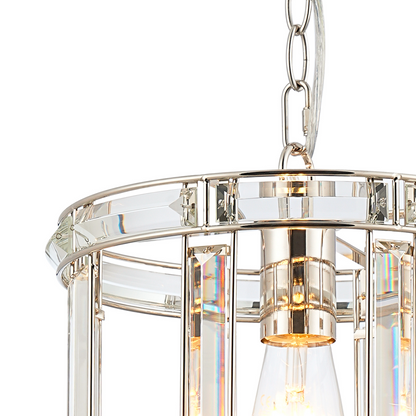 Elsa Crystal Small Lantern - Pendant or Flush