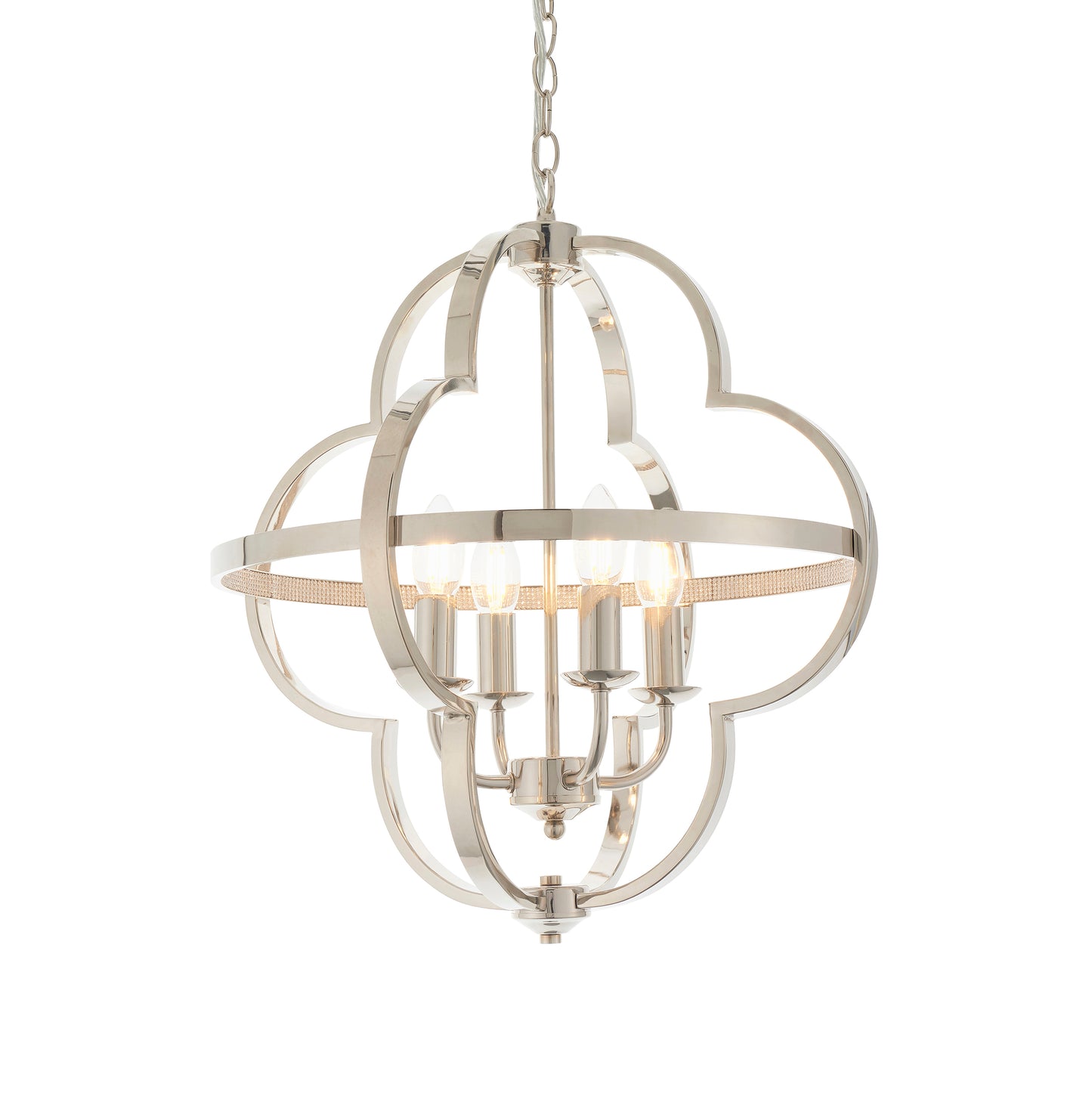 Eltham Chrome Lantern Pendant