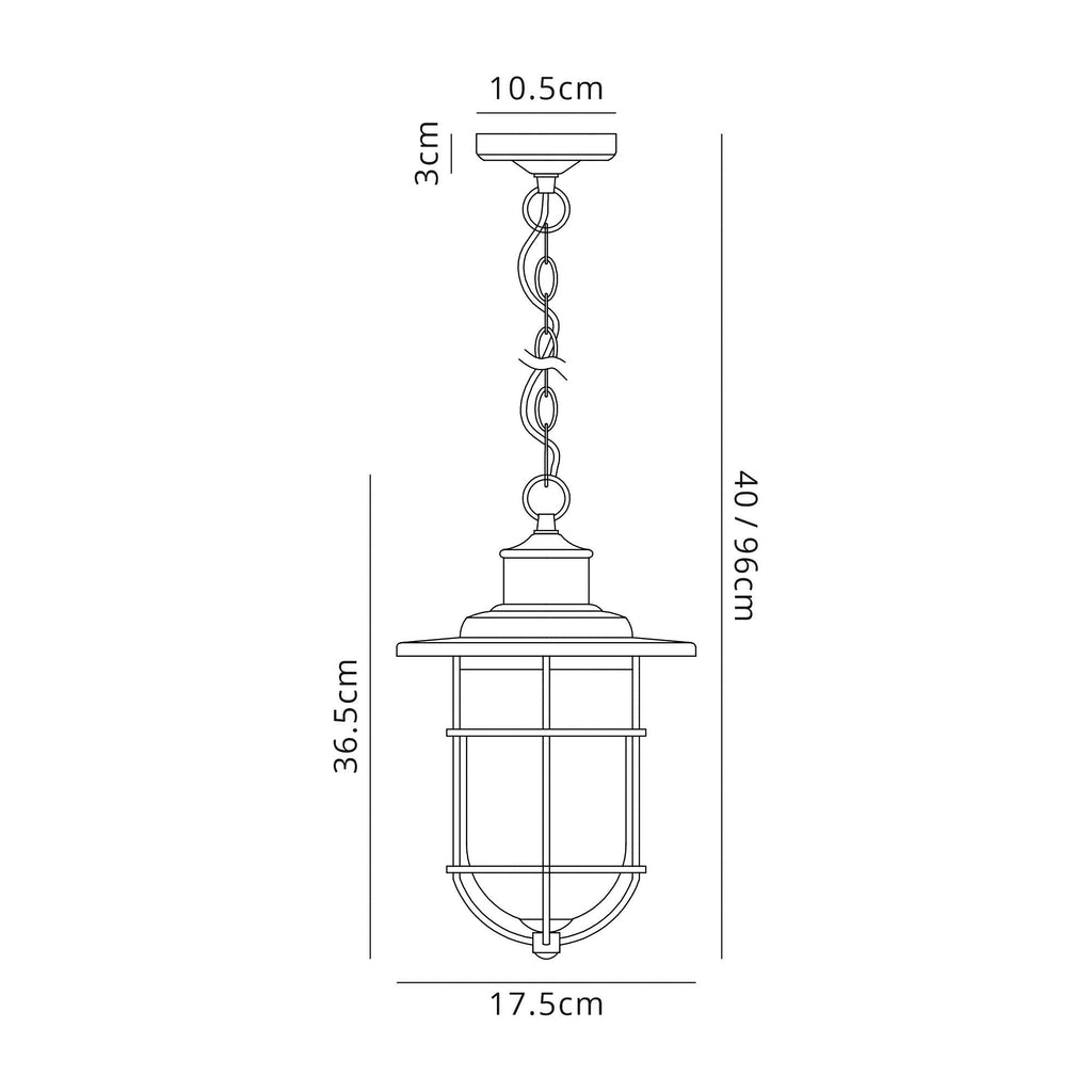 Luminosity Designs - Endeavour Fishermans Lantern Pendant - Luminosity Designs Ltd