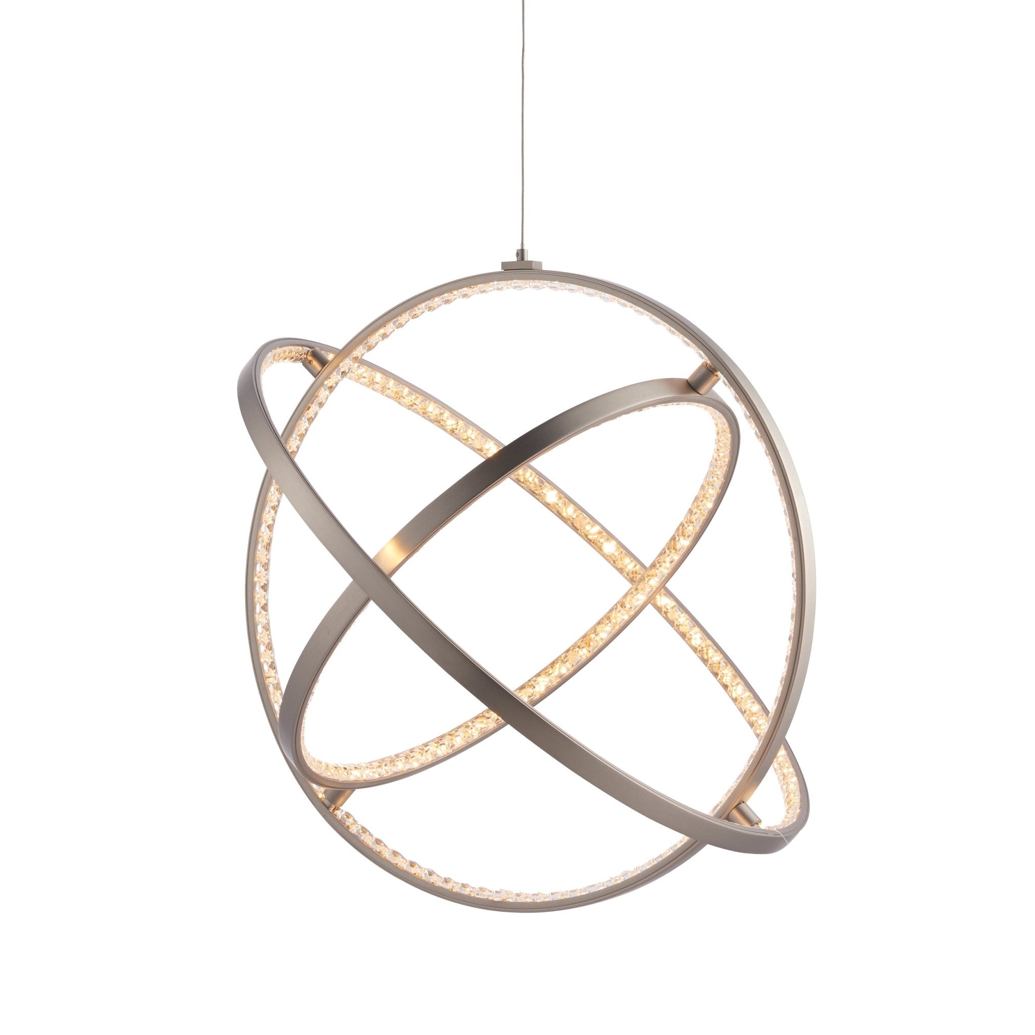 Endon - Eternity 3 Ring Crystal Pendant - Luminosity Designs Ltd